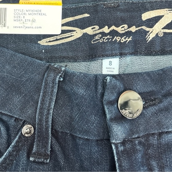 Seven7jeans, TummyLess Boot Cut, NWT, Size 8, Cotton/Polyester/Spandex - Picture 3 of 8